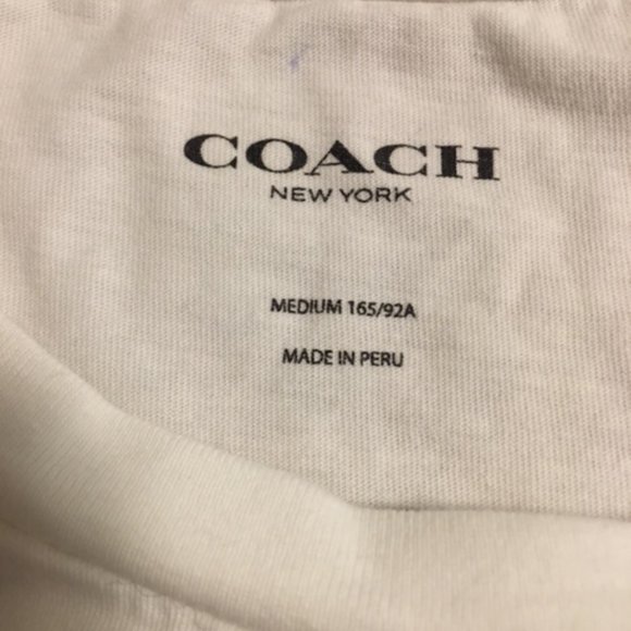 Coach T-Shirt Size M - Picture 5 of 7